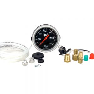 Pressure Gauge 2-5/8 Transmission Black Face TCI801100