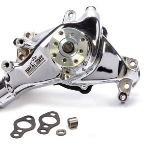 69-96 SBC Water Pump Long Chrome SuperCool TFS1448NA