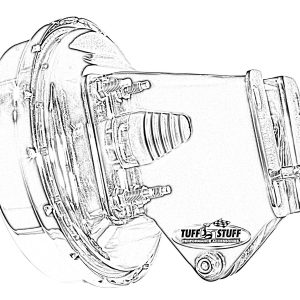 9in Single Diaphragm Slim Line Booster Combo TFS2131NBJ-2