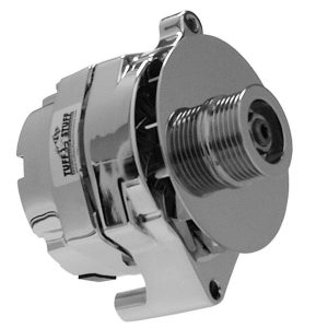 Ford Alternator Chrome 1 Wire 6 Groove Pulley TFS7068RD6G