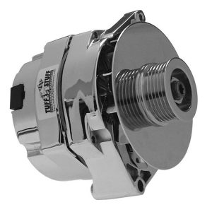 GM Alternator 100 Amp 1-Wire Chrome 6 Groove TFS7127ND6G