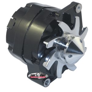 GM Alternator Silver Bul let 140 amp 1-Wire Black TFS7140FBULL12
