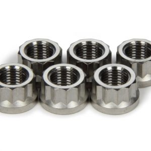 Torque Tube Nut Set 6pcs Titanium 12pt TIP1054