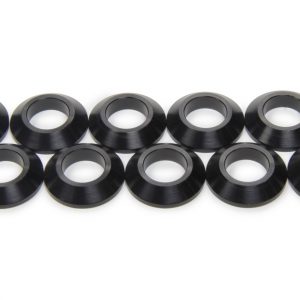 Tapered Spacers 1/2in ID 1/4in Thick Black 10pk TIP8221-10