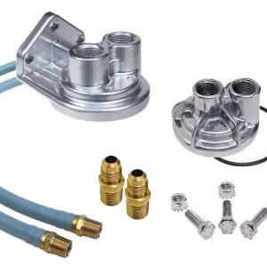 91-96 Ford V8 4.6L Single Filter Reloc Kit TRA1127