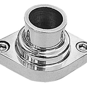 Alum. Water Neck SBC Straight Up Polished TRA6002