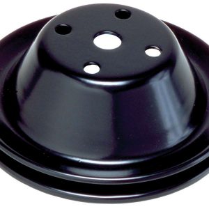 SBC SWP Water Pump Pulley 1 Groove Black TRA8600
