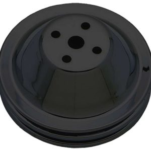 SBC SWP Water Pump Pulley 2 Groove Black TRA8601