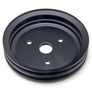 SBC SWP Crankshaft Pulley 2 Groove Black TRA8603