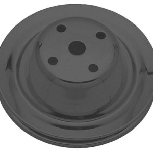 SBC LWP Water Pump Pulley 1 Groove Black TRA8604