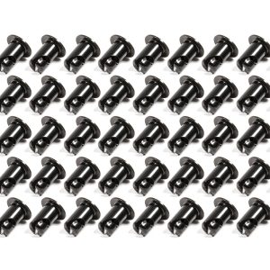 Oval Head Button Alum Black .500 Long 50 Pack TXRCH-4401-50-BLK