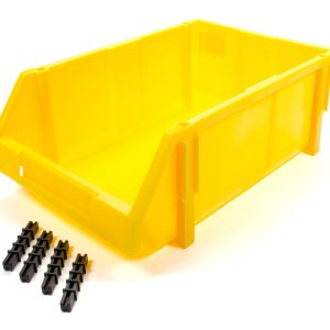 Plastic Storage Bin YEL 17-3/4 x 11-1/2 x 6-3/4 TXRPA-PBIN-8134
