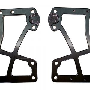 Sprint Car Front Motor Plate Two Piece Black TXRSC-EG-0009BLK