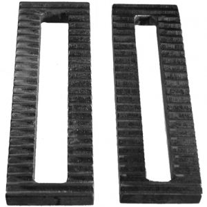 Serrated Steel Plate .75 slot .5 x 2 x  6 UBM46-1602