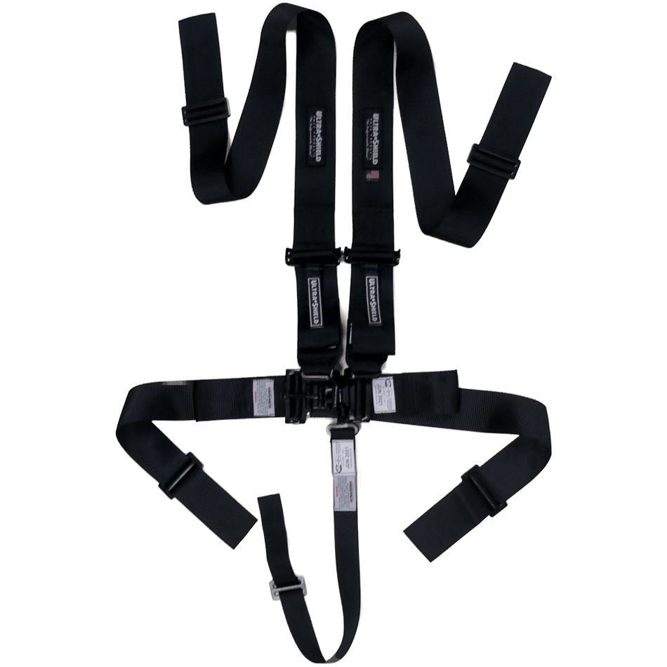 Harness 5pt Black Indiv Shoulder 3in Pull-Down ULTHB22001