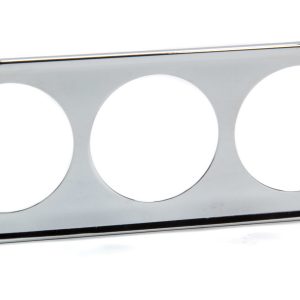 Mounting Panel 2-1/16 3 Hole Chrome VDO240-036