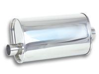 S/S Oval Muffler 2-1/2in In 2-1/2in Out- Offset C VIB1106