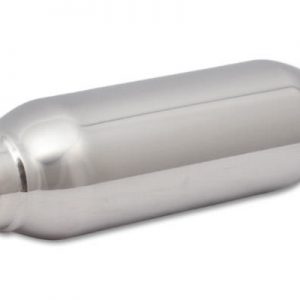 Bottle Style Resonator 2 .25in inlet/outlet x12in VIB1790