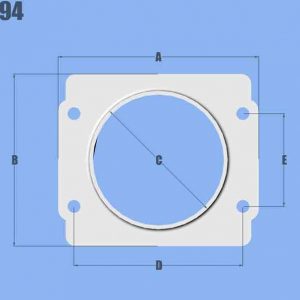 Mass Air Flow Sensor Ada pter Plate for Subaru VIB1994
