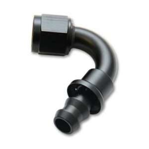 -8AN Push-On 120 Degree Hose End Elbow Fitting VIB22208