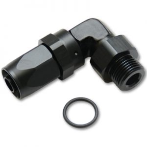 Male -8AN x 3/4-16   90 Degree Hose End Fitting VIB24905