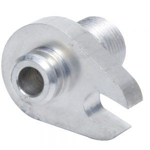 Chrome Hemi Compressor Block Fitting #8 Strait VIN045022