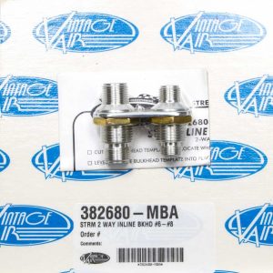 2 Way Bulkhead #6/#8 VIN382680-MBA
