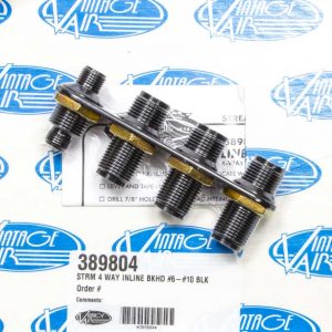 4-Way In Line Bulkhead #6 and #10 O-Ring VIN389804