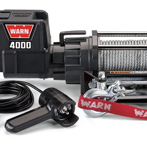 DC4000 Winch 4000lb w/Roller Fairlead WAR94000
