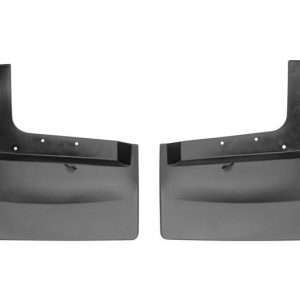 17- Ford F250 Rear Black No Drill Mudflaps WEA120074