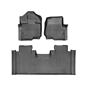 Black Front and Rear Flo orliners 15- Ford F-150 WEA44697-1-3