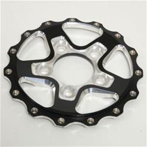 Aluma Star 2.0 5x 4.75 Rear Center Black WELP613B-88B