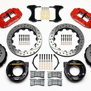 67-72 GM C10 P/U Rear Brake Kit Red Caliper WIL140-10093-DR