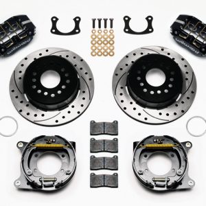 P/S Rear Brake Kit New Big Ford Drilled 2.5in WIL140-13181-D