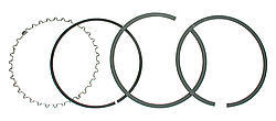 GF Style Single Piston Ring Set - 4.030 WIS4032GFX