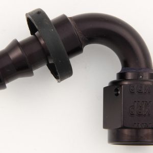 #10 120 Deg Push-On Hose End Black XRP231210BB