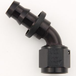 #12 60 Deg Push-On Hose End Black XRP236012BB