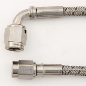 #3 90 Deg to #3 Str 50in Brake Hose XRP639050