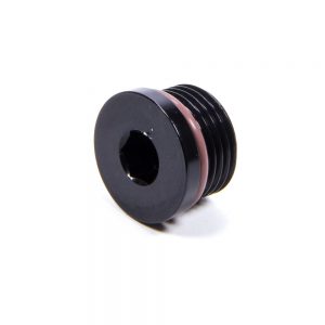 -8 ORB Internal Hex Port Plug - Aluminum - Black XRPIHP008