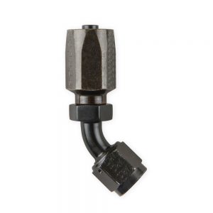 6an 45-Deg Steel Hose End - Black Chromate EAR154606ERL
