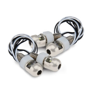 Lite'n Boltz License Plate Bolts Pair White DSN30301