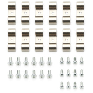1/2in Stainless Steel Double Line Clamps 12Pk KICKICLC2500