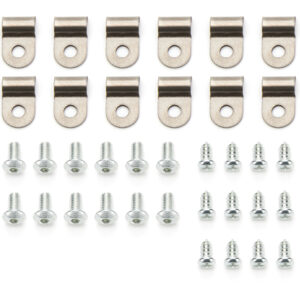 3/16in Stainless Steel Single Line Clamps 12Pk KICKICLC3187