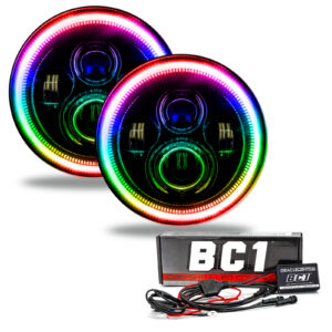 7in LED Headlights High Powered Black Besel ORA5769-335