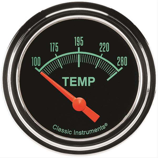 G/Stock Temperature Gaug e 2-5/8 Short Sweep CLAGS226SLF-02
