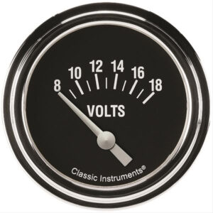 Hot Rod Volt Gauge 2-5/8 Short Sweep CLAHR230SLF