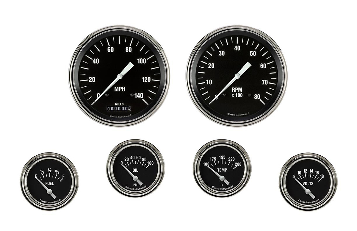 Hot Rod 6 Gauge Set 2-5/8 Short Sweep CLAHR251SLF