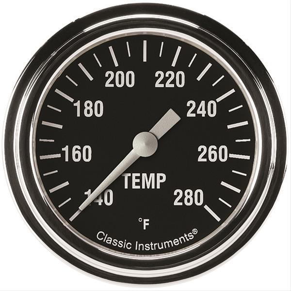 Hot Rod Temperature Gaug e 2-5/8 Full Sweep CLAHR326SLF-04