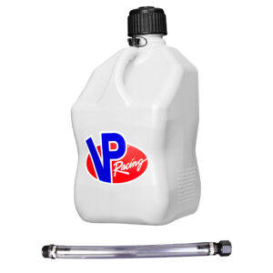 Motorsports Jug 5.5 Gal White Square w/Hose VPF3520-CA