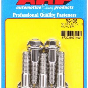 10mm x1.50x40 SS Hex Bolt Kit 5pk ARP762-1005